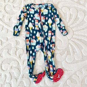 Posh Peanut Skye footie 9-12m